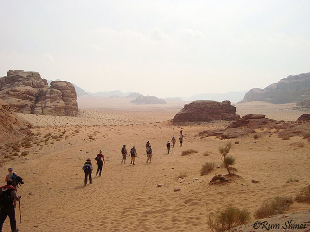 Wadi Rum desert walking tour